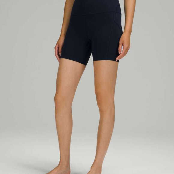 Lululemon Align High-Rise Short with Pockets 6" - True Navy - Picture 4 of 4